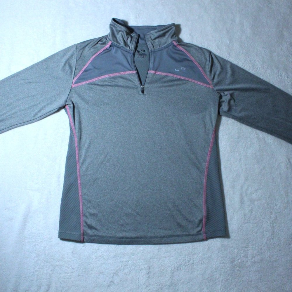 CHAMPION Grey Quarter Zip Jacket / Girl's XL